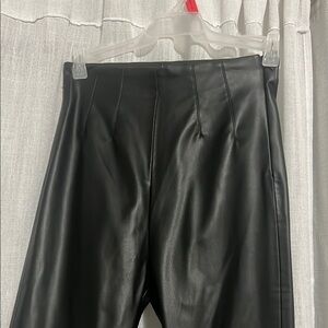 Black Leather Men's Pants